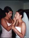 Picture of Model having a Makeup Session Before going for Expo or photoshoot for magazine